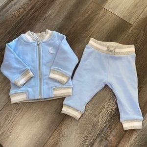 NWOT Janie and Jack Baby Boy Blue Track Suit 3-6m